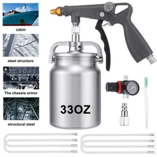 Undercoating Spray Gun Kit, Air Rust Proofing and Undercoating Gun with 33oz