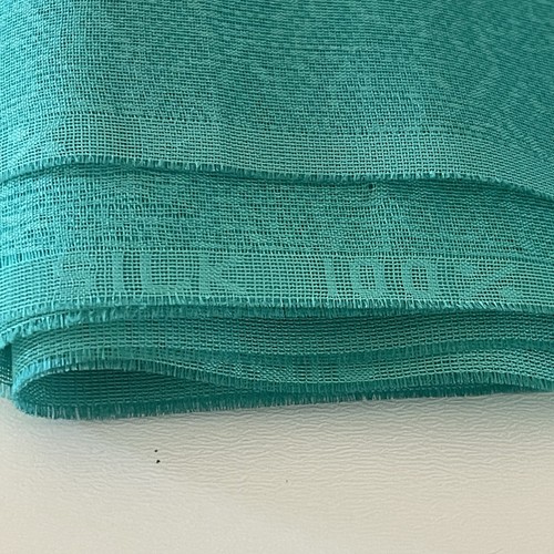 SILK GREEN FABRIC 3 Yards x 22 Inches Wide or 108 Inches x 22 Wide - Picture 2 of 13