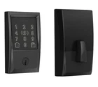 Schlage Encode Plus Smart WiFi Deadbolt w/ Century Trim - Matte Black