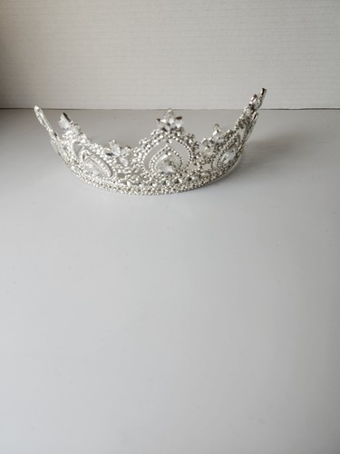 Water Drop Silver Tiara - Picture 5 of 6