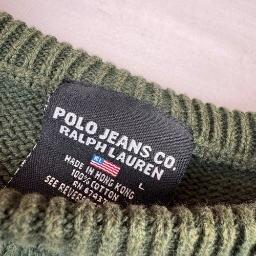 Vintage Polo Ralph Lauren Jeans Co. Sweater - Size Large - Picture 2 of 7