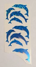 Hambly Studios Prismatic Dolphin Porpoise Foil Diary Stickers 