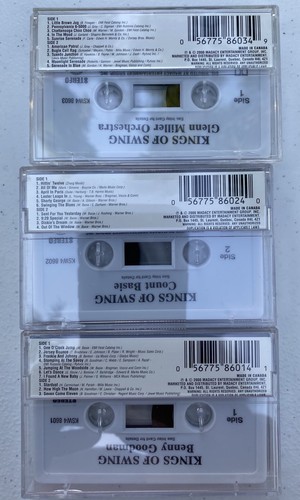 Kings Of Swing 3 Cassette Set 30 Songs Benny Goodman Count Basie Glenn Miller Or - Picture 4 of 5