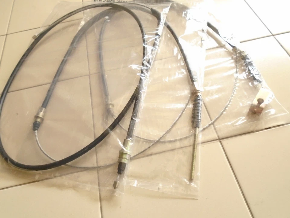 JUEGO DE 4 GANCHOS UTE CABLE FRENO MANO CAMIONETA DATSUN 620 NISSAN PICKUP PLATÓN CORTO NUEVO Foto 2 de 4