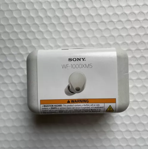 Sony WF 1000XM5 Truly Wireless Noise Canceling Earbuds Silver NEW SEALED