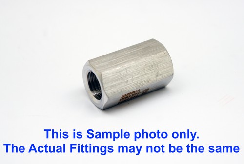 BSPT Tapered R 3/8" Female to R 3/8" Female Stainless Sensor Adaptor Fittings - Picture 3 of 5