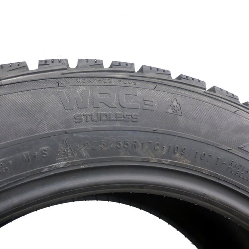 1 x NOKIAN 225/55 R17C 109/107T WR C3 Winterreifen 2019 WIE NEU VOLL - Bild 2 von 3