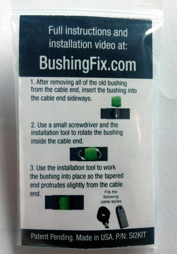 Hummer H3T Shift Cable Bushing Repair Kit with replacement bushing - Foto 9 di 9