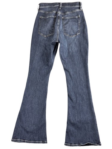 Banana Republic Premium Denim Jeans Women's Size 27S Curvy High Rise Flare - Picture 2 of 11