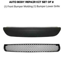 Front Bumper Molding And Lower Grille For 2015-2023 Dodge Charger