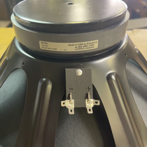 Vintage eminence 15 inch 8 ohm 67-0615a New Old Stock - Picture 2 of 7