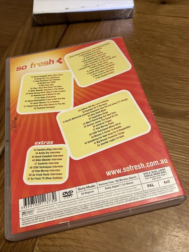 SO FRESH 2003 VOLUME 2 DVD 25 GREAT CLIPS DELTA GOODREM Holly Valance PINK R0 - Picture 3 of 10