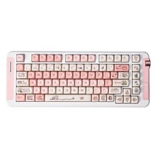 Pink Keycaps PBT MOA Profile Cute Pig Custom Keyboard Keycaps DYE-SUB 131 Key...
