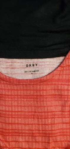 DKNY Multicolor Midi/Long Striped Sleeveless Dress - Medium - Picture 3 of 4