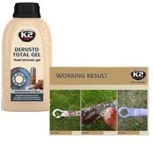 K2 Derusto Rust Gel Killer Remover Cleans Metal Flaking Rusted Treatment Protect