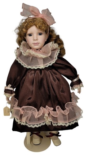 Designs by YOKO Vintage Hard to Find Limited Edition 19" Porcelain Doll #1486/25 - Picture 2 of 10