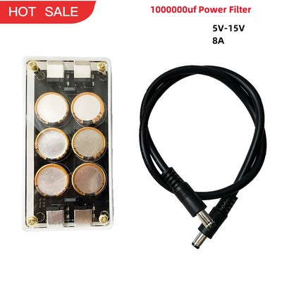 5V-15V 8A 1000000uf Power Filter for DAC Sound Card Linear Power Filtering