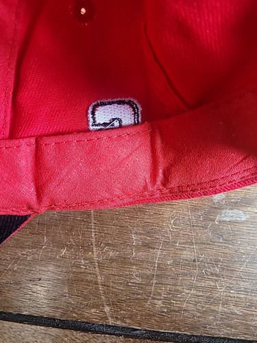 Team Penske Hat Red Strap Back IndyCar Castroneves #3 Hornish#6 Signed Cap - Picture 8 of 8