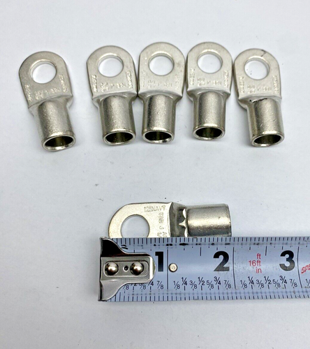 Lot Of 6, Thomas & Betts Ring Lug, AWG 2/0, AIR 1/0,  125 Navy - Picture 5 of 5