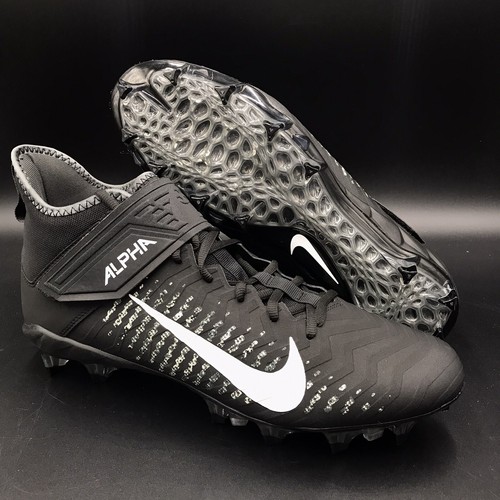 Men’s Size 14 - Nike Alpha Menace Pro 2 Mid Football Cleats Black AQ3209-002 - Picture 4 of 12