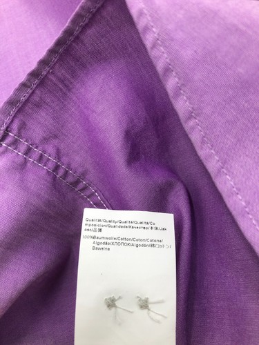 HUGO BOSS Shirt Casual Formal Jaron Solid Purple Slim Men Size S (39 - 15 1/2) - Picture 7 of 11