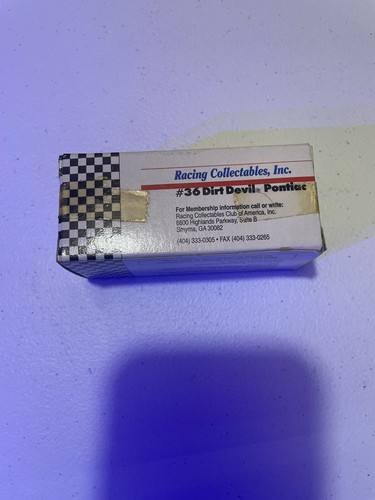 Kenny Wallace #36 Dirt Devil Pontiac 1/64 Racing Collectables Diecast 1991 - Picture 3 of 4