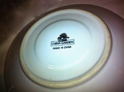 Blaue Girlande Tasse Untertasse blühend China Garten Gold Zunft nicht J. Haviland - Bild 8 von 8