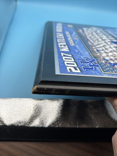 Kentucky Wildcats Football 2007 Season Record 8-5 Music City Bowl WOOD PLAQUE - Afbeelding 8 van 12