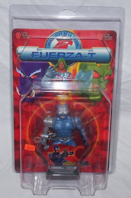 Fuerza-T Tekno Figure Argentina Sealed MOC w Case  MISB MOTU KO Vintage TOP TOYS