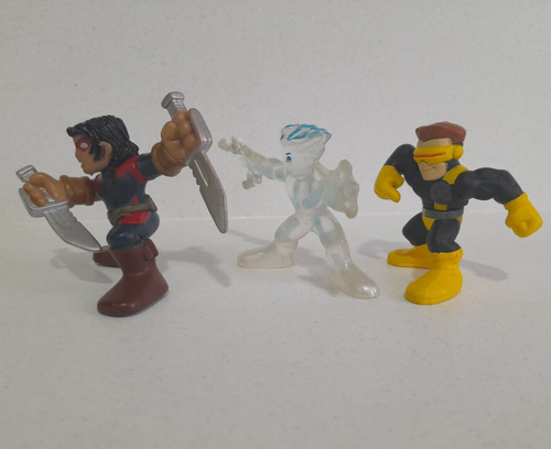 Marvel super hero squad WARPATH, ICEMAN & CYCLOPS figures X-MEN bundle job lot - Picture 6 of 7