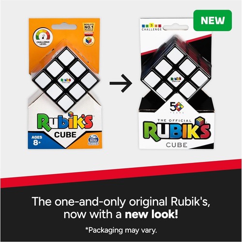 Original Rubiks Cube 3x3 Rubix Magic Rubic Mind Game Classic Puzzle Kids/Adults - Picture 4 of 4