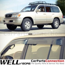 WellVisors Window Visors 98-07 Lexus LX470 Sun Visors Deflectors