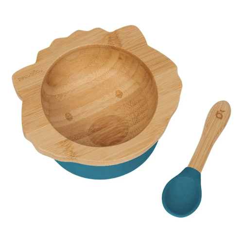beaubaby® Wombat Bamboo Suction Bowl & Spoon, Baby Weaning Set - Picture 7 of 8