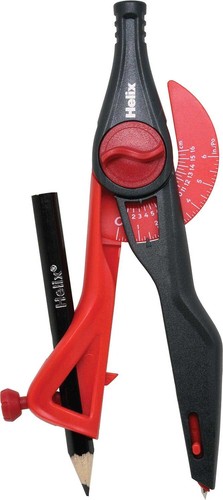 Maped Helix Universal Plastic Locking Compass Assorted Colors Office School Home - Picture 5 of 5