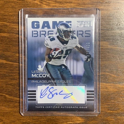 LeSean McCoy 2009 Topps Unique Game Breakers certified autograph #379/400 (RC)