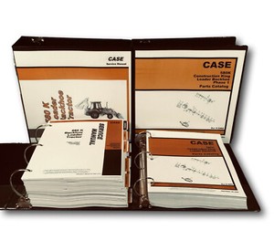 Phase 1 Book New with Binder Case 580K Loader Backhoe Parts Catalog Manual