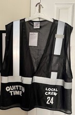 Zach Bryan - Quittin Time Tour  - Reflective Vest 2XL - Local Crew 2024 - Rare