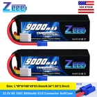 2xZeee 22.2V 100C 9000mAh 6S Lipo Battery EC5 for RC Car Helicopter Desert Racer