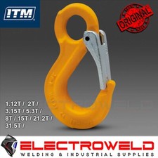 ITM G80 Eye Sling Hook Safety Latch 16mm Chain 8T Lifting Hoist TM9804-02216