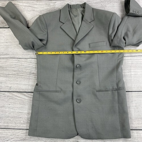 Profi Wollmischung Blazer Herren Größe L (42) grau belüftet Sportmantel - Bild 7 von 8