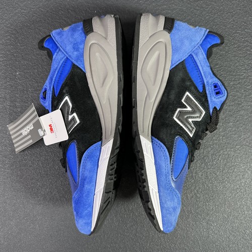 New Balance 990v2 Made In USA Blue Suede 2021 Size 7.5 Mens Shoes M990PL2 - Picture 11 of 12