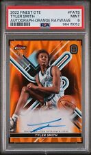 PSA 9 - TYLER SMITH #/25 Auto - 2022 Topps Finest OTE Autograph - ORANGE RAYWAVE