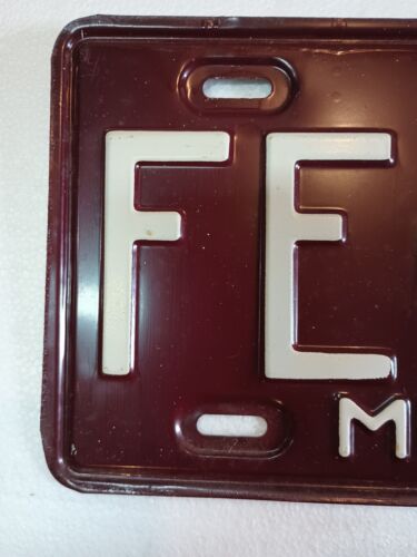 1944 Michigan License Plate original vintage license plate 44 MI Mich FE 96 17 - Picture 5 of 11