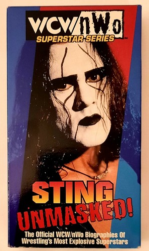 Sting Unmasked! WCW nWo Superstar Series Biographies VHS Tape - Picture 1 of 4