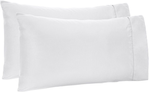UK Sizes Egyptian Cotton 1000 OR 1200 TC White Solid Select Bedding Item - Picture 7 of 12