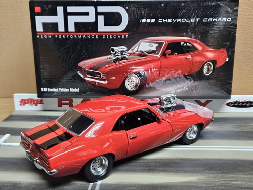 GMP ACME 1:18 BLEM 1969 CHEVROLET CAMARO HOLESHOT HPD EXCLUSIVE #445 51451-A - Picture 4 of 15