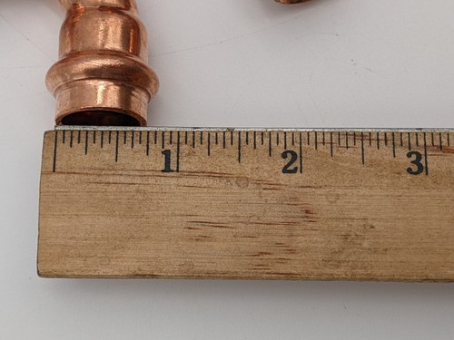 6 Pc Mueller PF 02722 Copper Fitting Elbow 90 Degree 1/2" Press x Press Plumbing - Picture 9 of 10