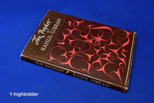 Vtg 1969 The Prophet Khalil Gibran UK Edition HC w/ psychedelic DJ Hardcover - Imagen 6 de 10