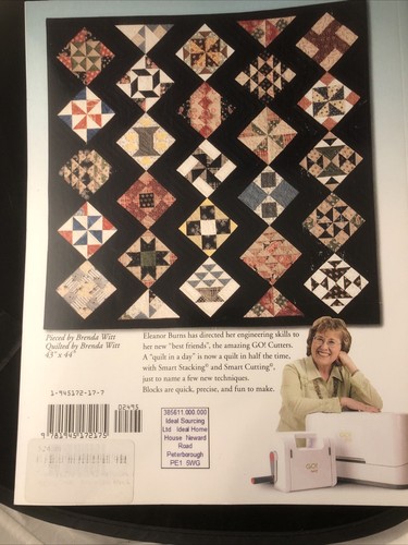Go! Qube - Mix and Match Blöcke und Quilts Buch Eleanor Burns Quilt an einem Tag - Bild 2 von 5