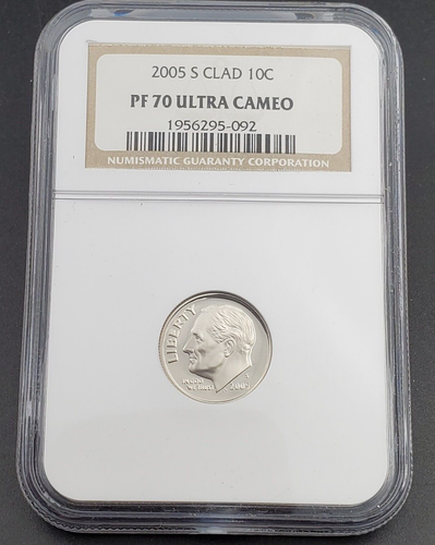 2005 S Roosevelt CLAD Dime Coin NGC PF70  UCAM Combined Ship Discounts  - Picture 1 of 4